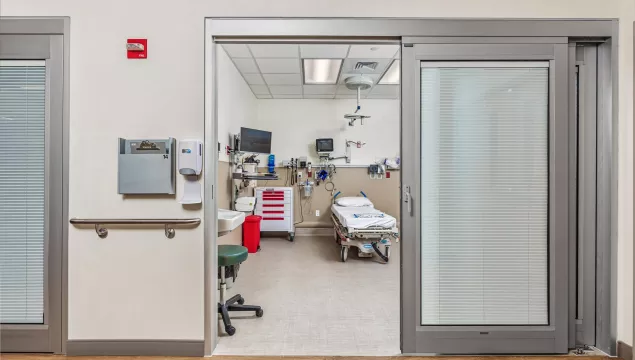 DuraCare 7500 3 panel ICU Door.